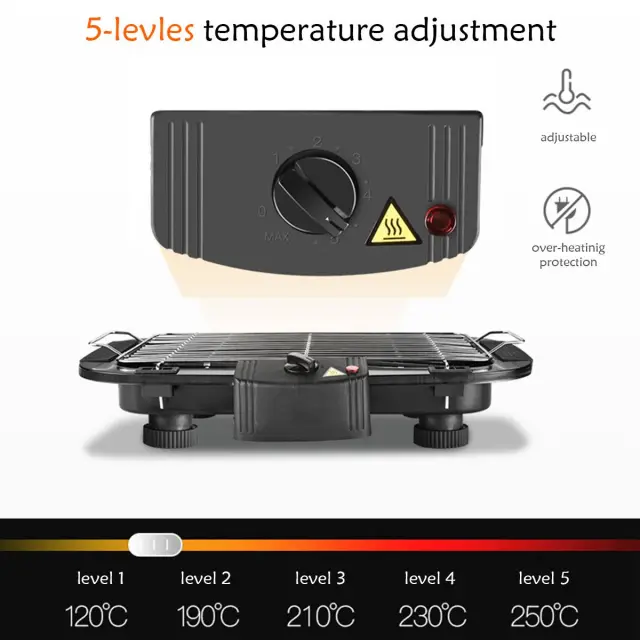 European Standard Spot Household Smokeless Electric Barbecue Grill European Standard Black - Shop at LoveMi