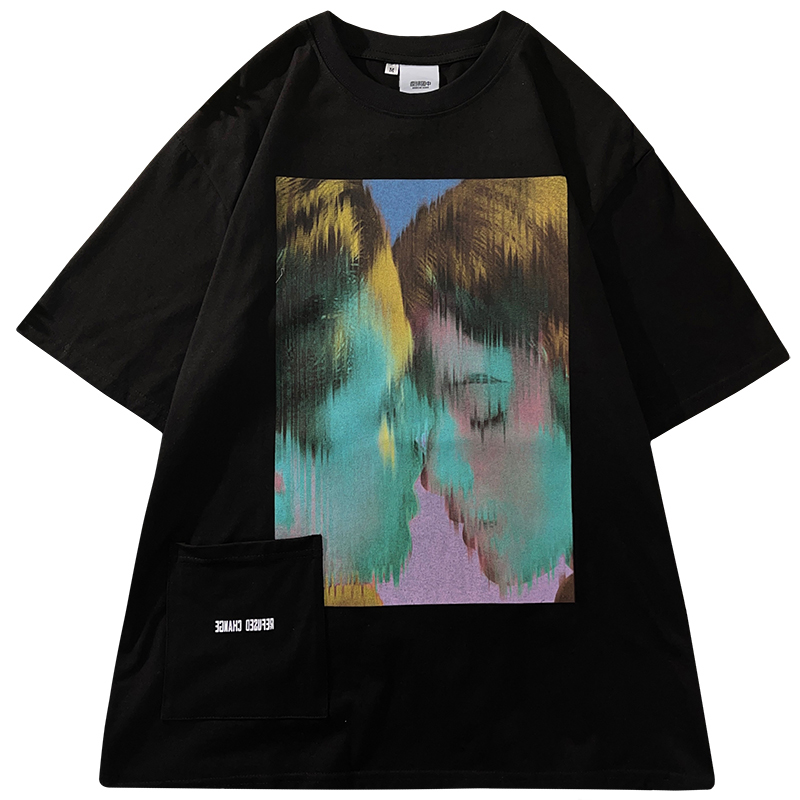 European And American Short-sleeved T-shirt Oversize Top