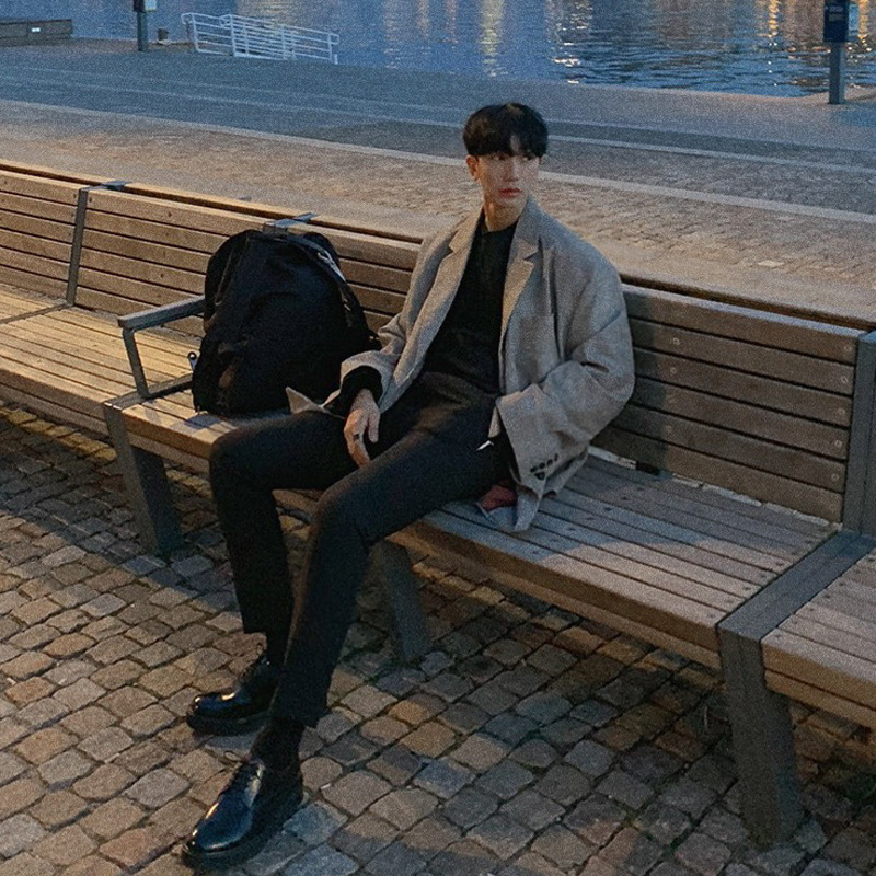 Loose Small Suit Men's Casual Single Western Coat