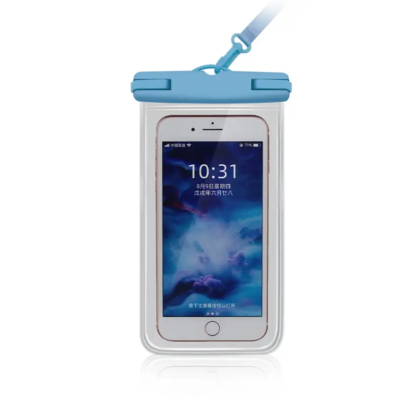 PVC Full Transparent Mobile Phone Waterproof Bag