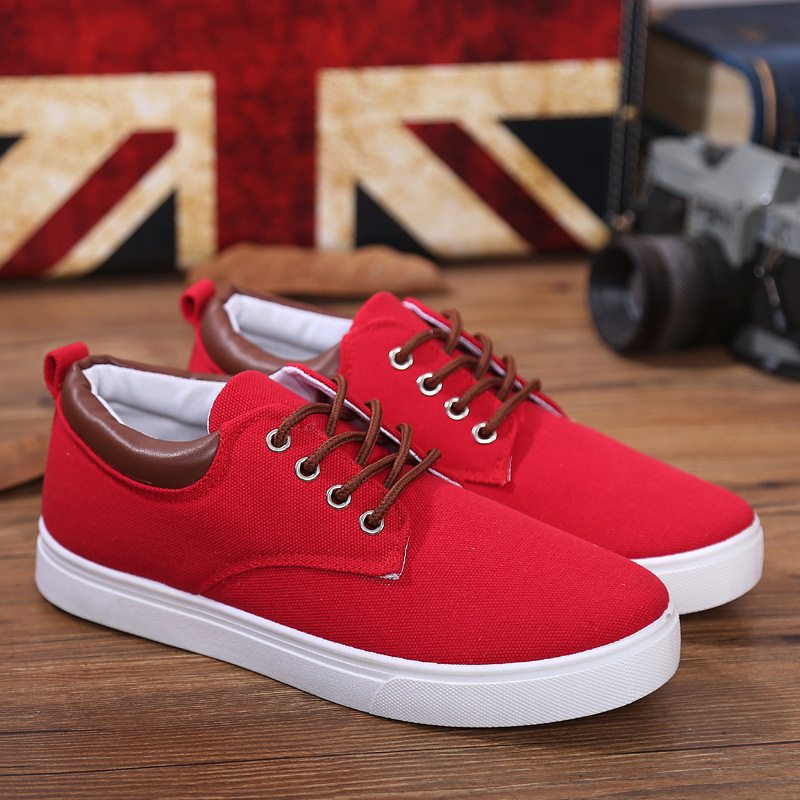 Title 8, Student Casual Cloth Shoes Low Top White Shoes