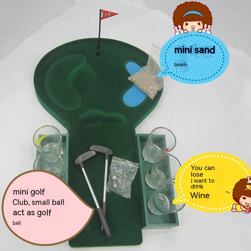 Mini Table Golf Game Set (Picture color)