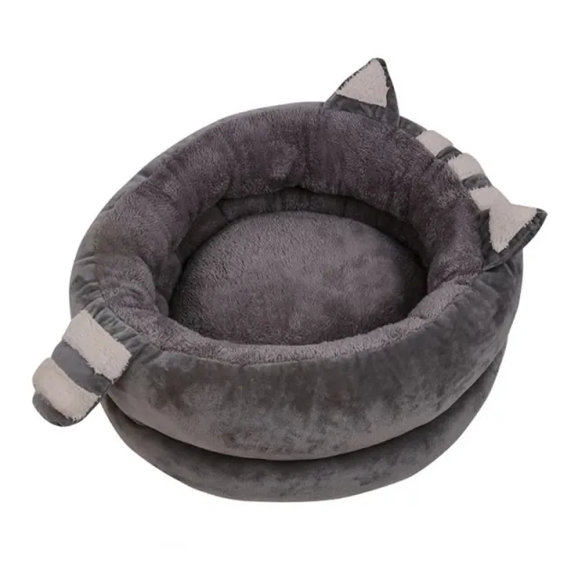 Dog Bed Mat Pet Sleeping Bed For Dog Winter Plush Pet Cushions For Kitten Soft Warm Basket Dog Accessories Gray - Shop at LoveMi