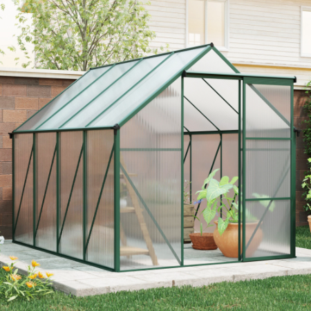 Green 6 X 8 FT Outdoor Patio Greenhouse Green - Shop at LoveMi