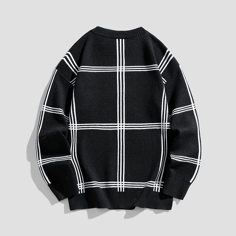 Men's Casual Loose Crew Neck Knit Top