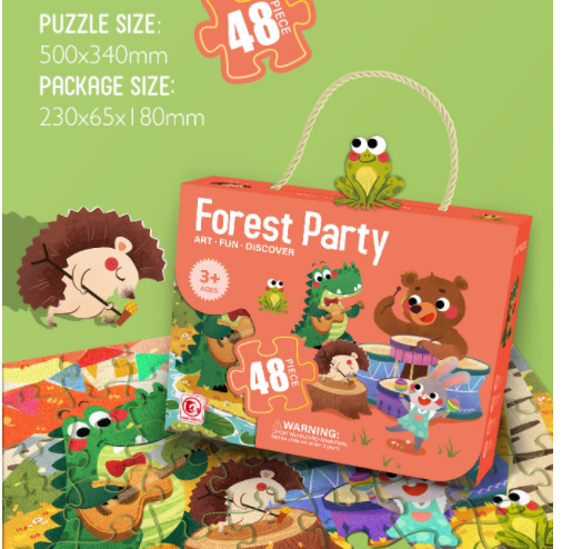 48Piece Forest Party