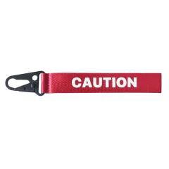 Versatile Ribbon Silkscreen Woven Label Eagle Mouth Keychain Mobile Phone Strap - Red - View 1