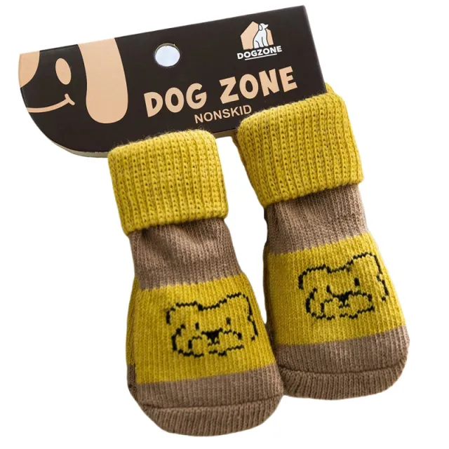 Pet Socks, Long Tubes, Anti slip And Dirt resistant Socks For Dogs, Four Pairs, Dog Shoes For Going Out, Foldable Joint Bichon Frise Socks Little... Little Bear - Shop at LoveMi