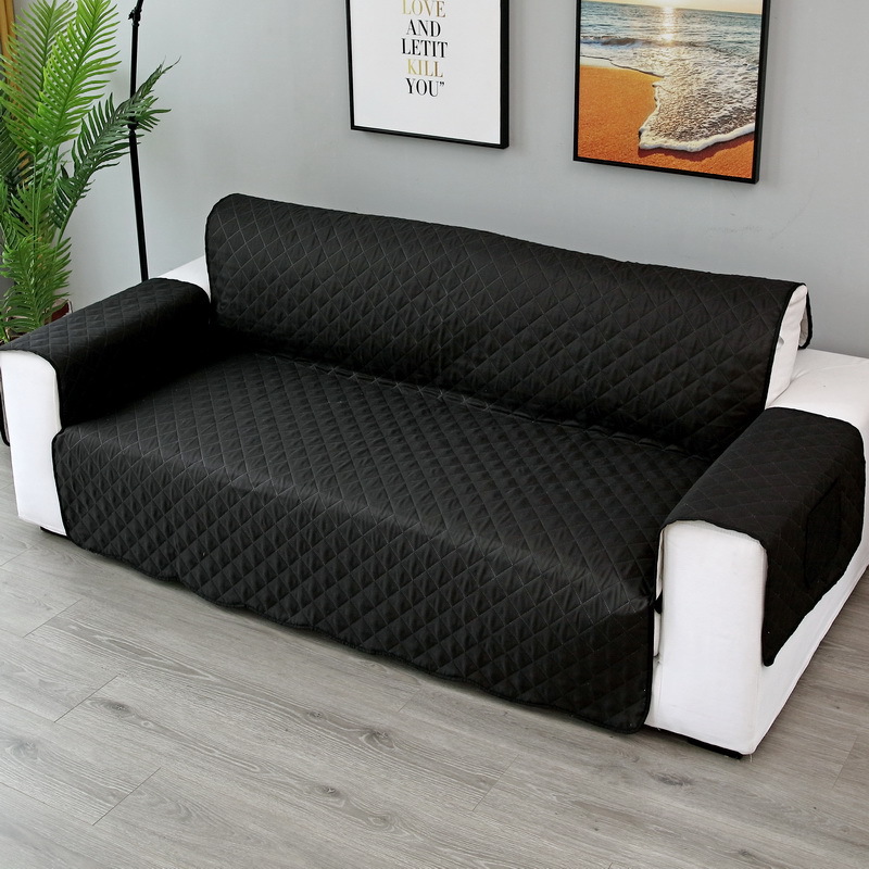 Upgraded sofa cover black