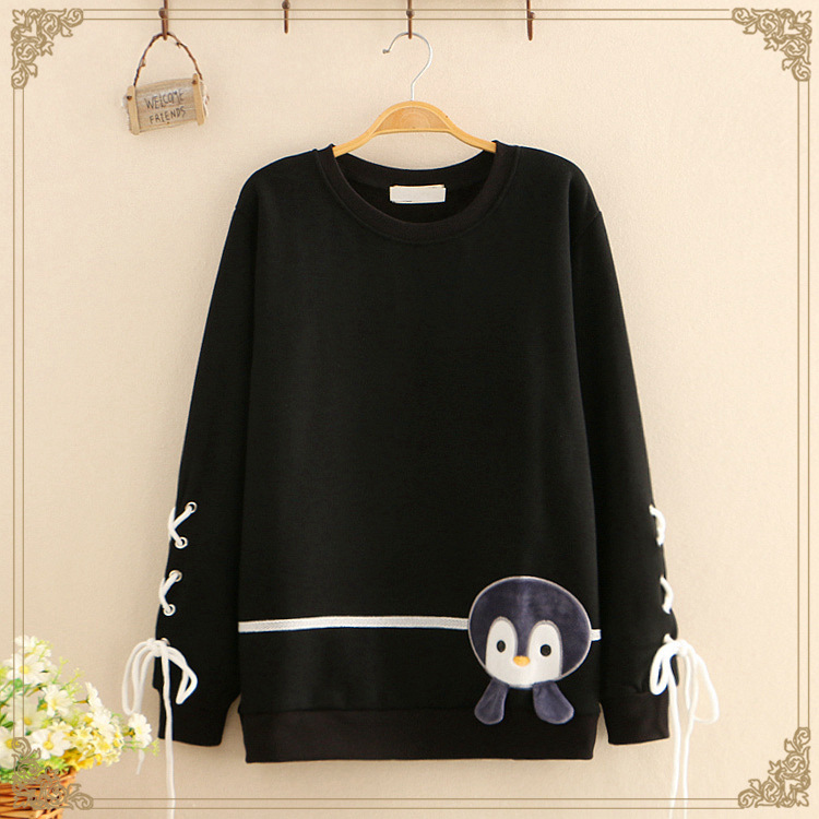 Title 4, Bird lace plus fleece sweater