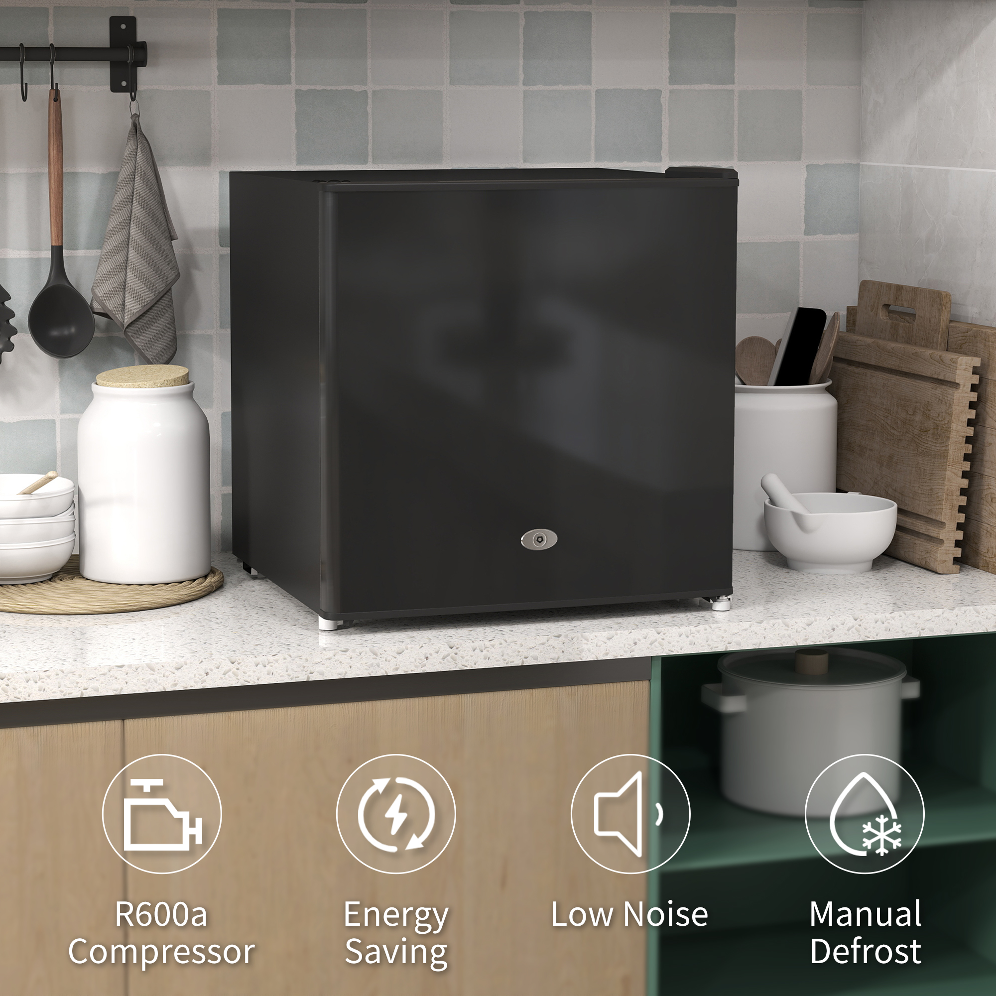 35 Liter Mini Freezer - Black — image 10