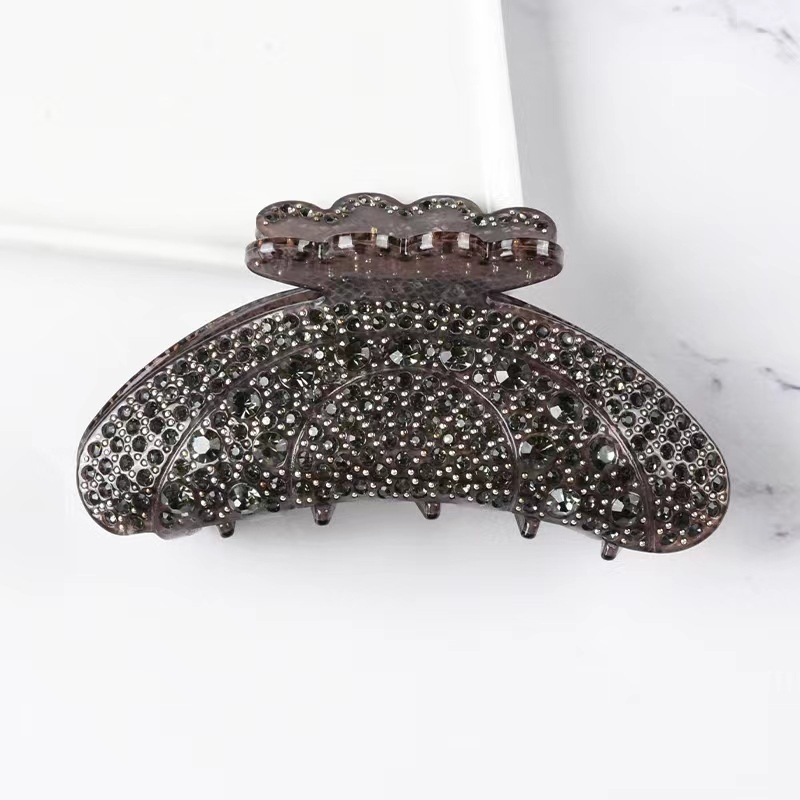 Full Diamond Acetic Acid Grip Back Head Hairpin Ornament