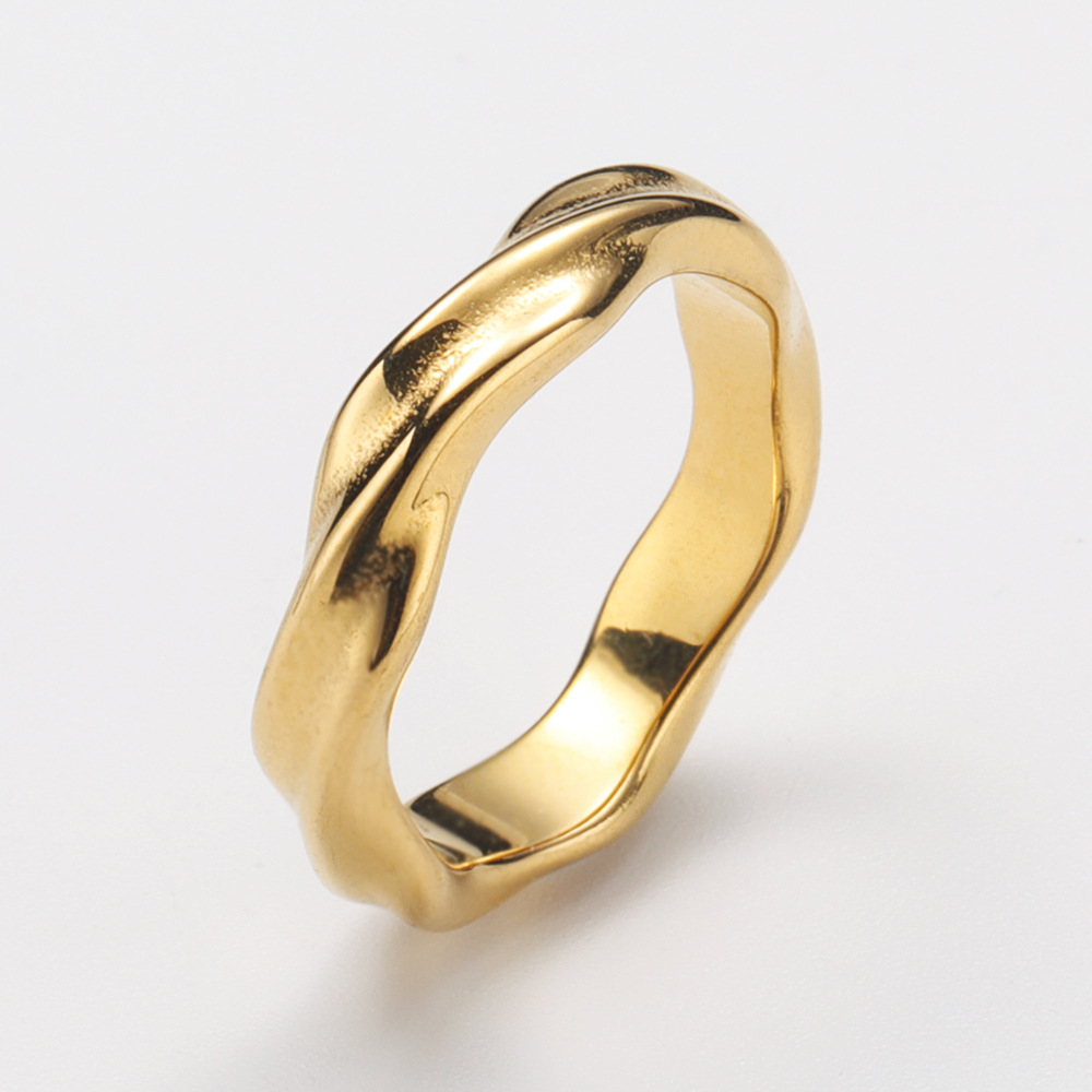 Titanium Steel Casting Personalized Trend INS Style Women's Ring