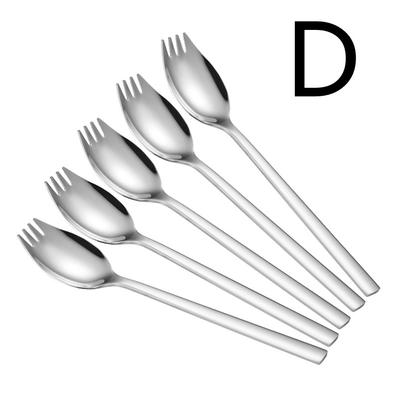 Title 4, Stainless Steel Western Food Dual-purpose Fork ...