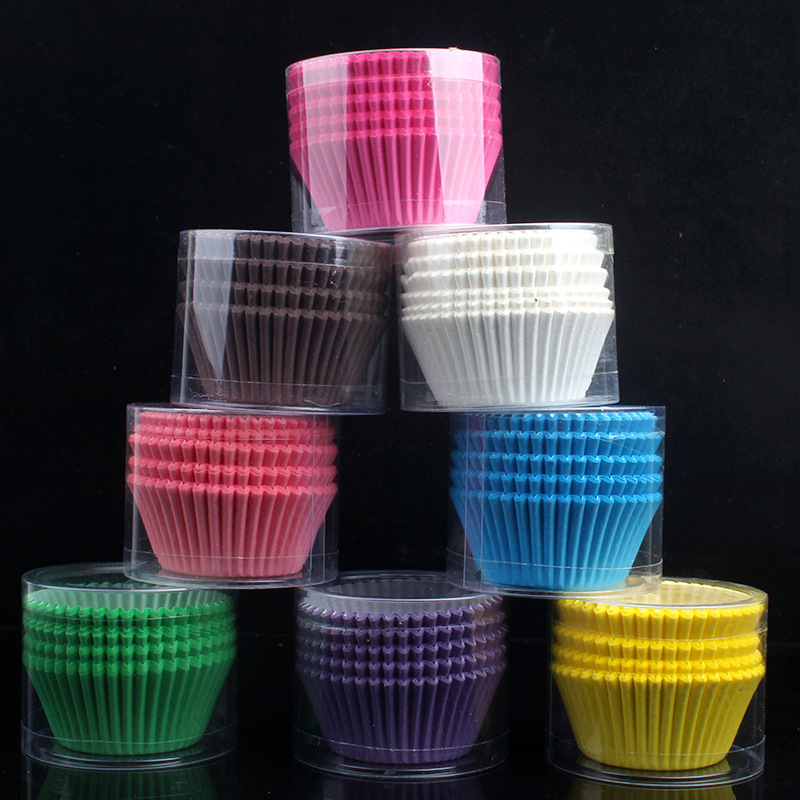 Title 2, Pvc Barrel Solid Color Baking Muffin Cake Paper...