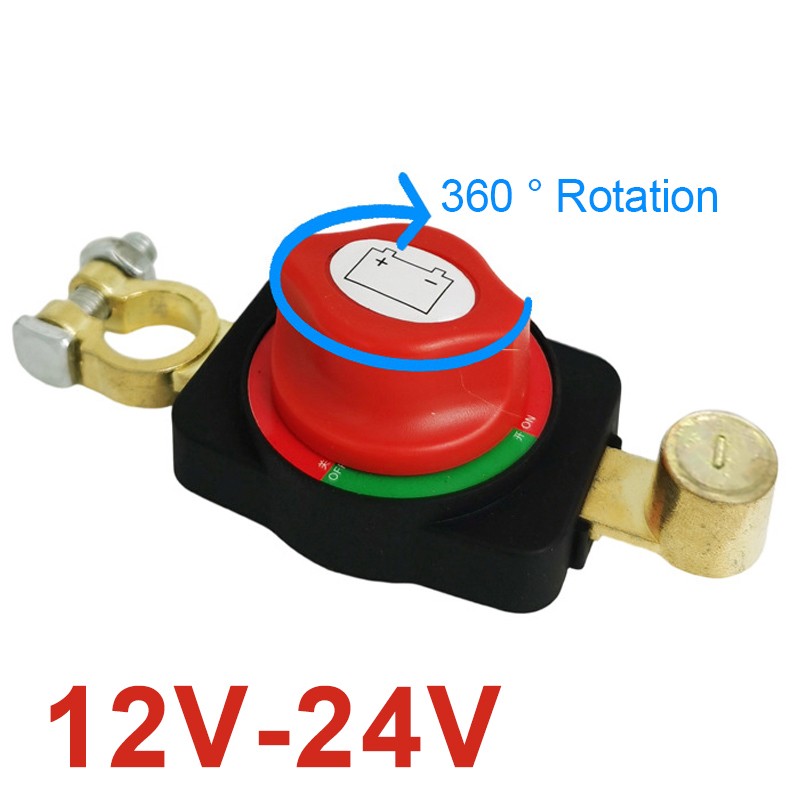 12V 24V Car Battery Disconnect S Witch Cut Off Isolator Marine Truck Camper Boat — image 4