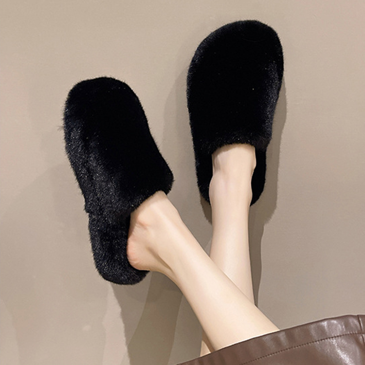 Women Home Slippers Winter Warm Shoes With 3cm Heel — image 12 of 12