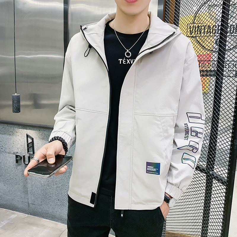 Jacket Men's Spring New Style Hooded Jacket