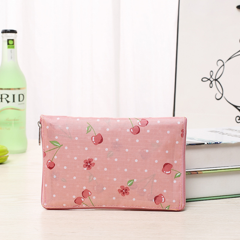 Title 3, Korean style floral fabric folding shopping bag