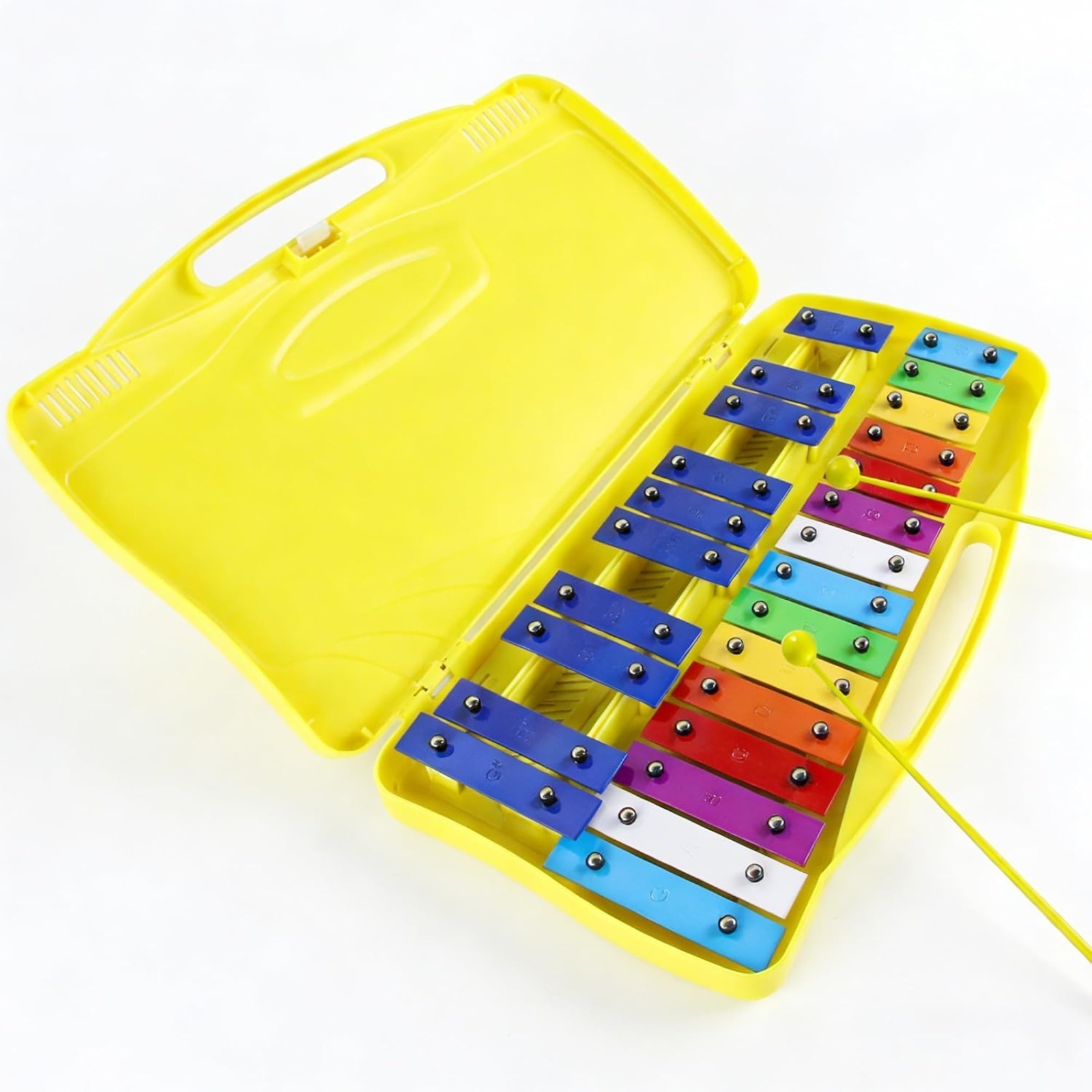 25 Notes Glockenspiel Xylophone, Percussion Instrument With Hard Case And Safe — image 10