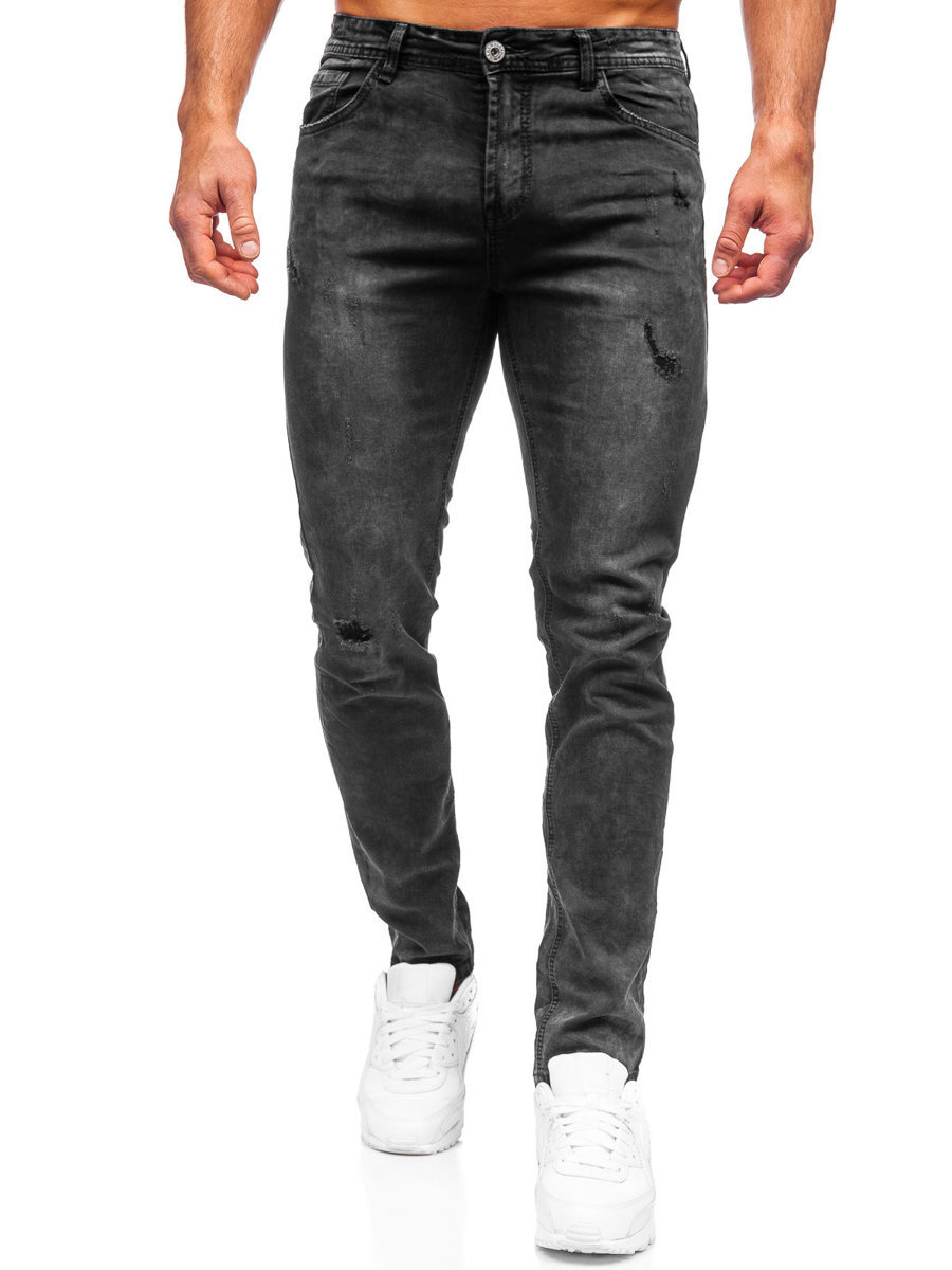 Title 6, Heren Jogging Jeans Zwart Gebruikt Gewassen Ski...