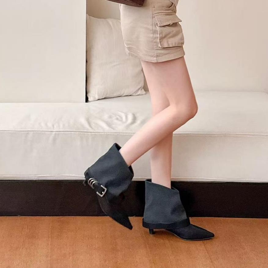 Pointed Toe Ankle Boots, picture 2 of 4