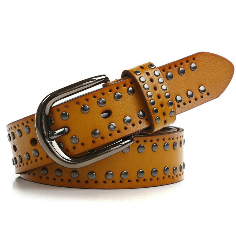 Title 4, Fashion Personality Rivet Casual Belt