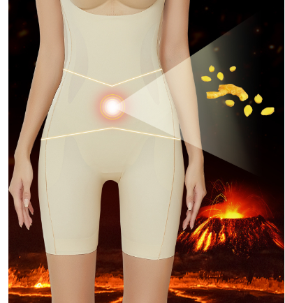 Non staining One piece Warm Ginger Fiber Shapewear U Design Abdominal Lifting Hip Girdle Waist Postpartum Repair After Taking Off The Type Of Beautiful Body Female Skin - Shop at LoveMi
