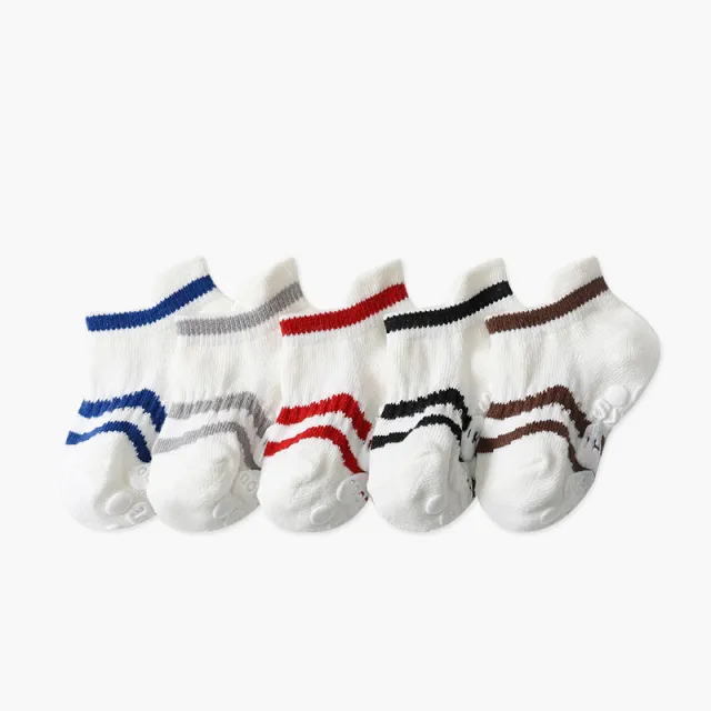 Baby's Three dimensional Glue Anti stripping Low top Boat Socks White - Shop at LoveMi