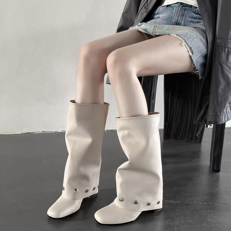 2026 Summer Convertible Detachable Knee-High Boots Vintage