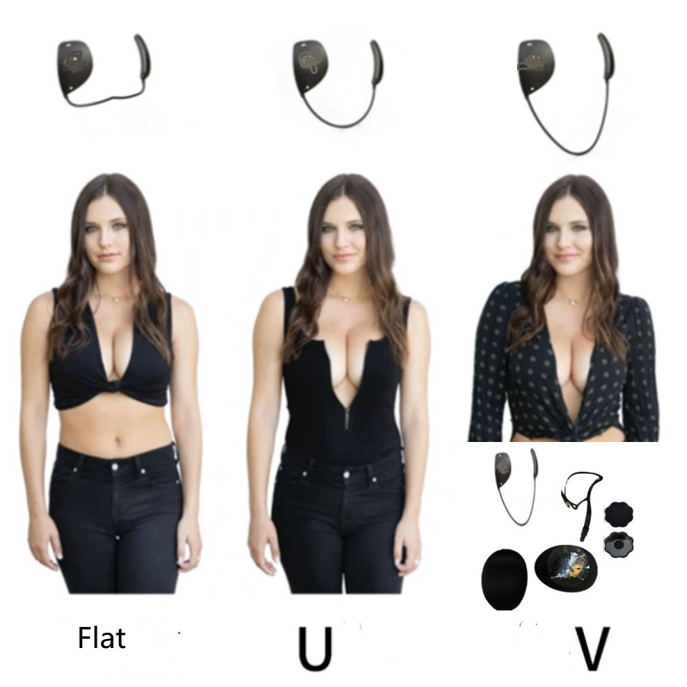 Title 6, Invisible Anti-expanding Bra Stickers, Breast G...