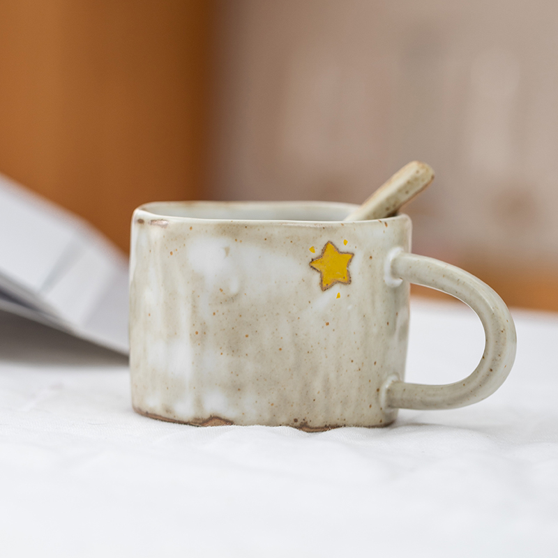 Star rough pottery cup