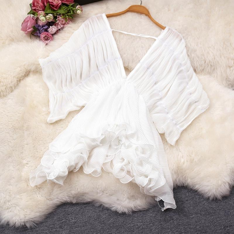 Chiffon V-Neck Blouse, picture 3 of 6