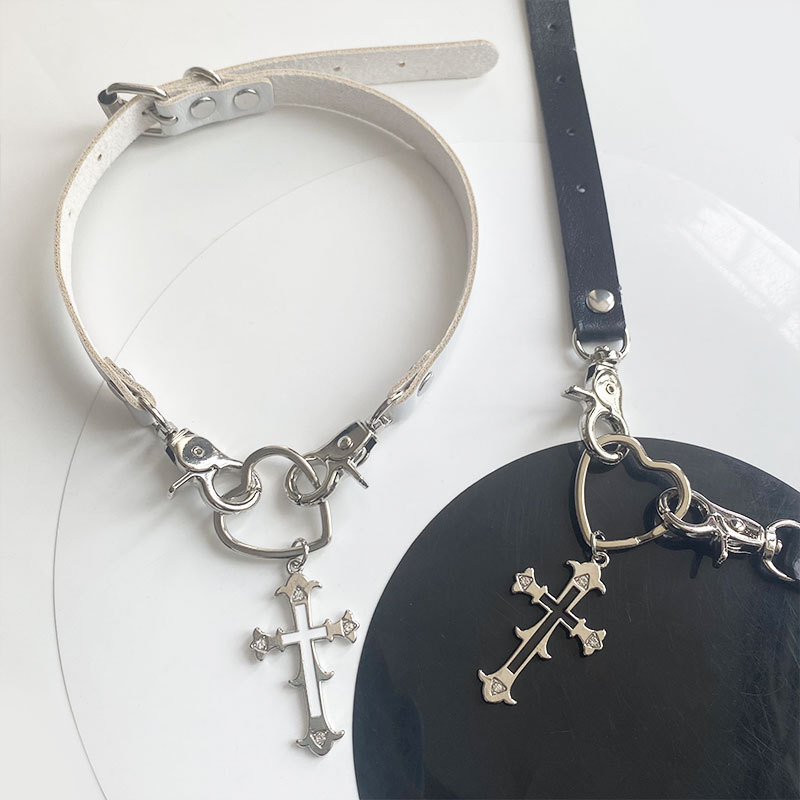 Title 1, Hollow Heart Cross Collar