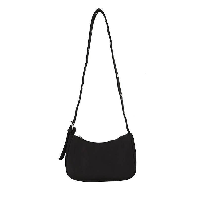 Title 1, Bolso bandolera tejido nailon negro