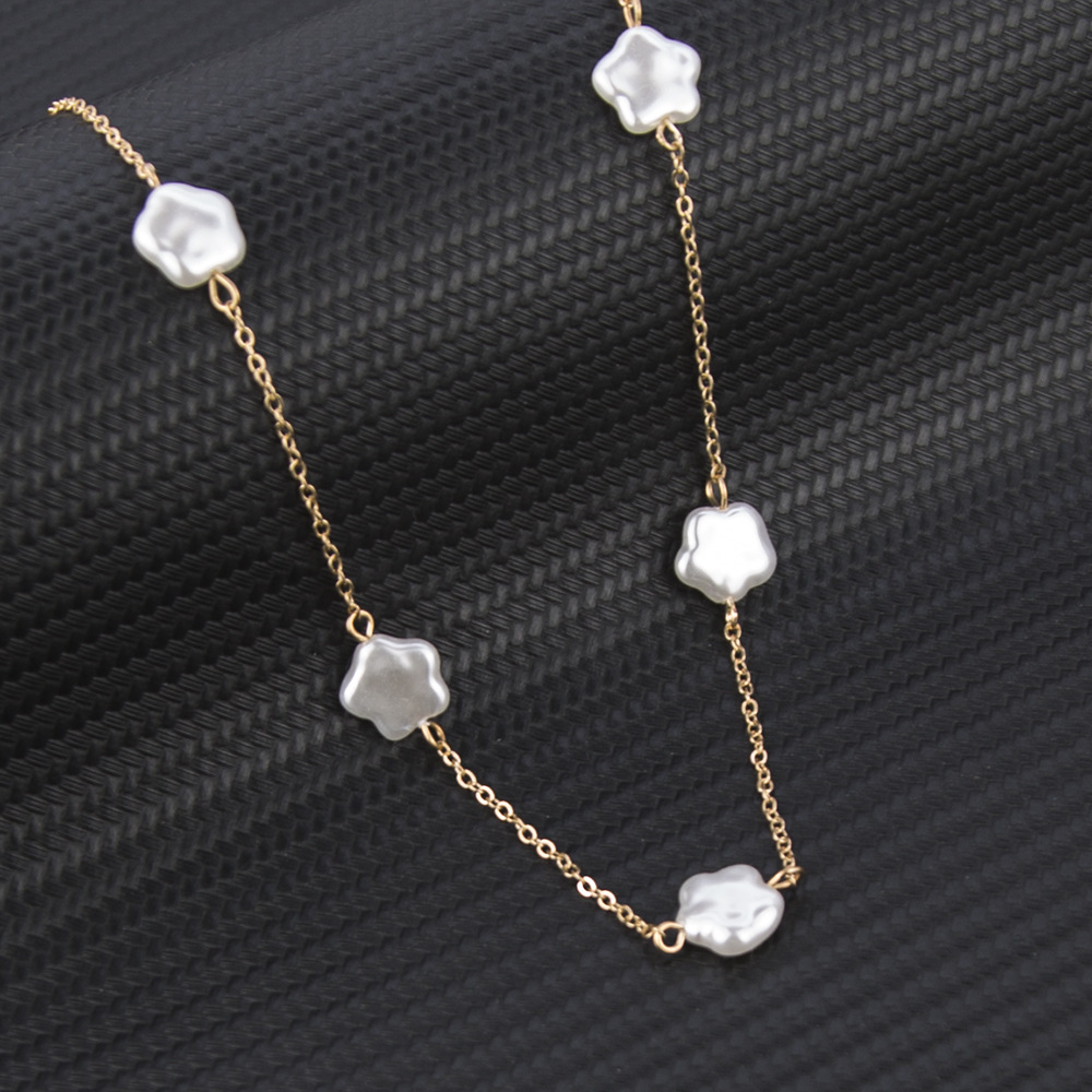 Pearl Necklace Female Niche Design Sense Short Clavicle Chain