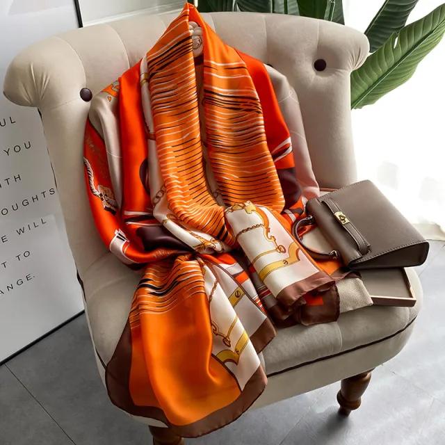 Women's Fashionable New Shawl With Silk Scarf - Shop at LoveMi
