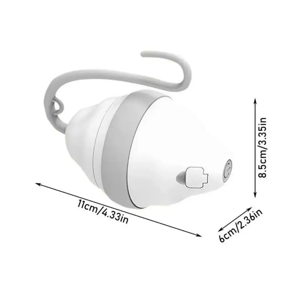 Rolling Mouse Cat Toy Automatic Moving Mouses Glow Feather Electric Teasing Stick Lrregular Running Pet Products