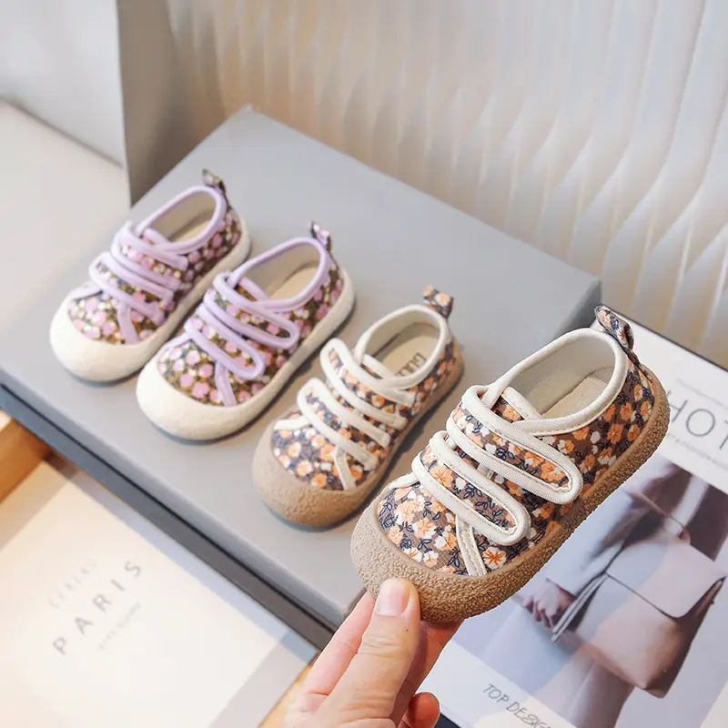 Small Floral Breathable Baby Casual Shoes
