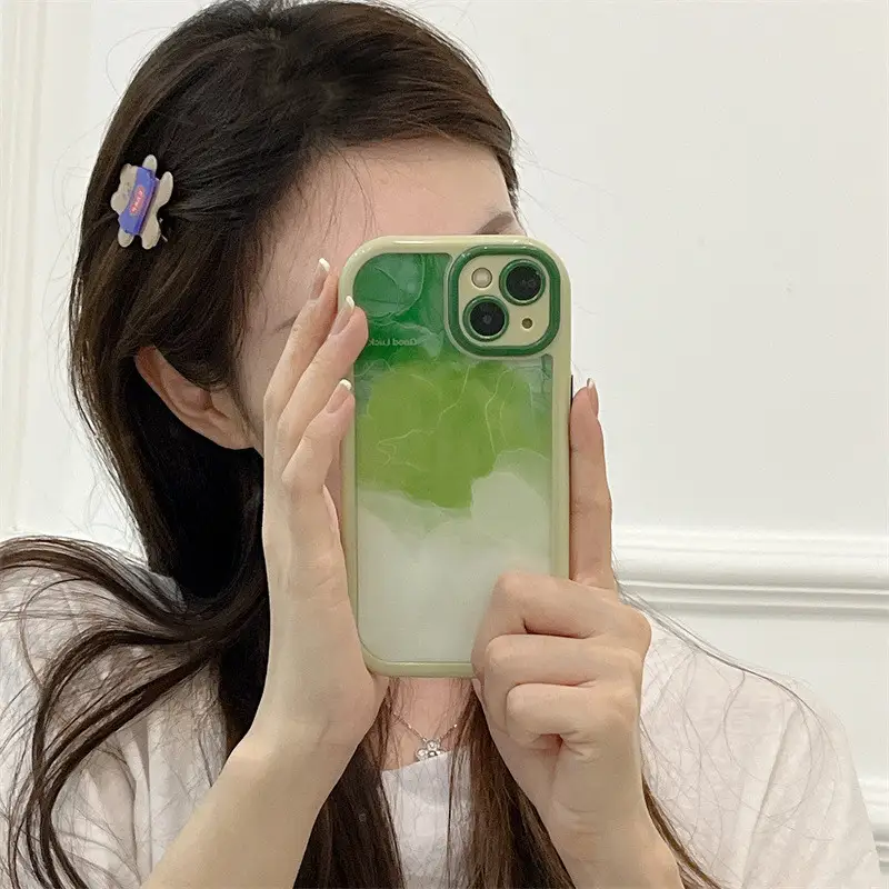 Advanced Sense Halo Dye Gradient For Transparent Phone Case
