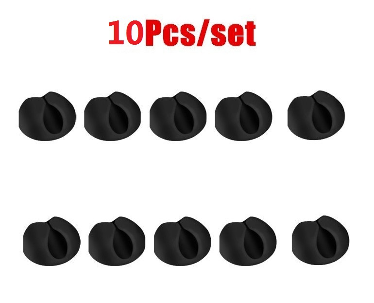 High Quality Car Wire Tie Clip Fixer Organizer Black Colo - Image 5