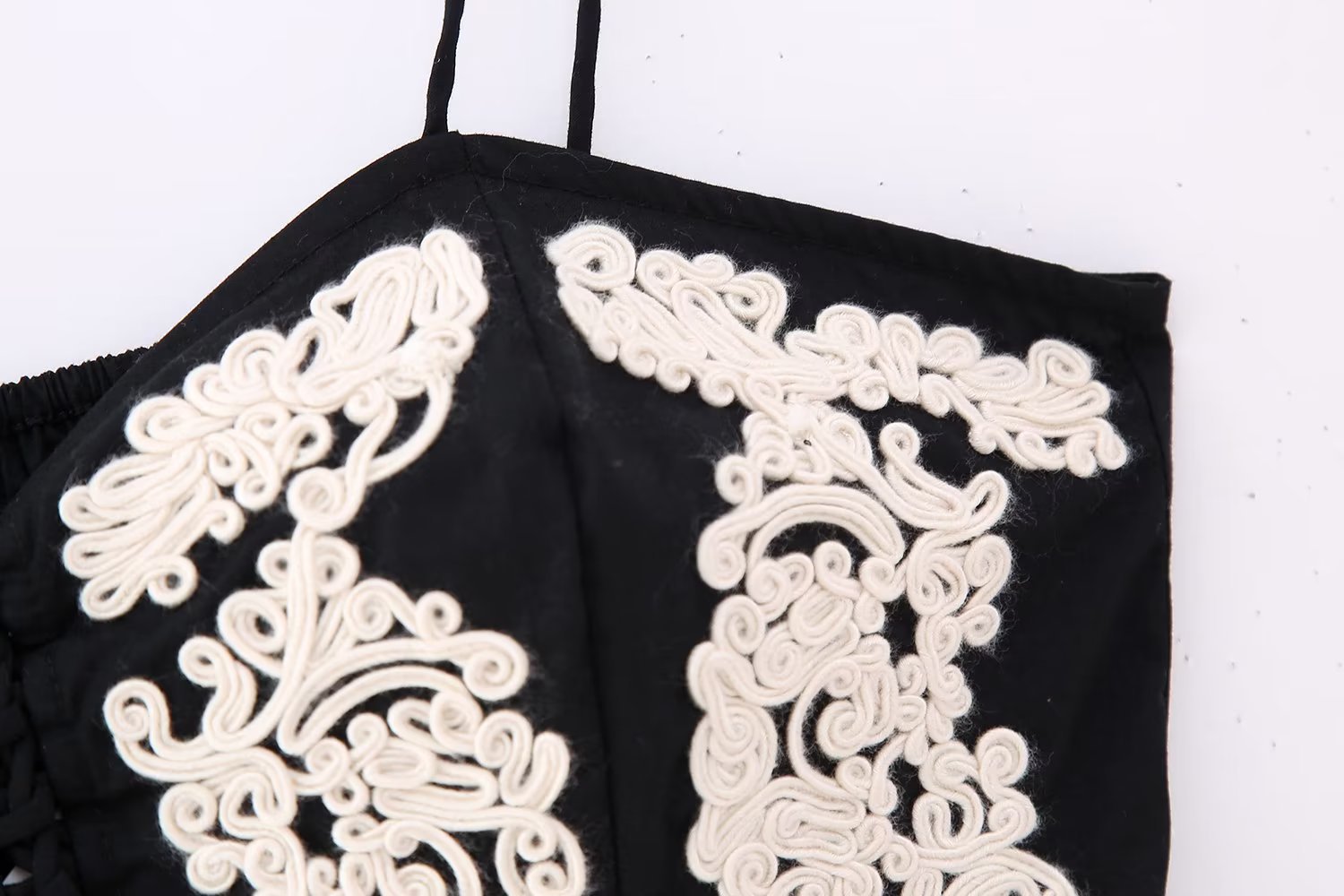 Womens Suspenders Embroidered Suspenders Skirt