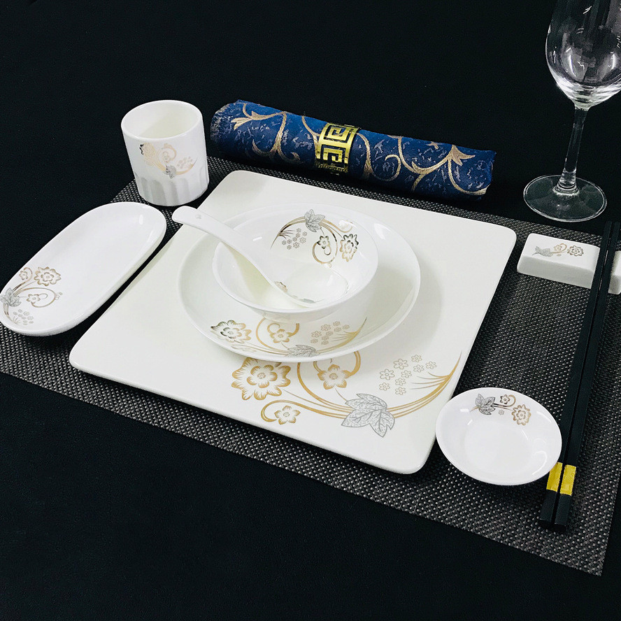 Title 21, Chinese Restaurant Hotel Set Table Ceramic Dish...