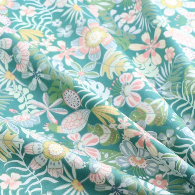235cm Wide Beautiful Flower Cotton Fabric Version A - Shop at LoveMi