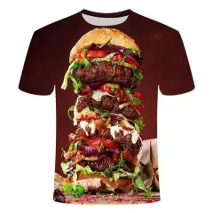 Trendy Beer 3D Digital Printing Men's Round Neck Short Sleeve T-Shirt - Xxs - View 1