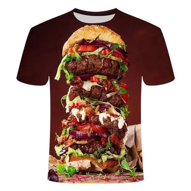 Trendy Beer 3D Digital Printing Men's Round Neck Short Sleeve T Shirt 1 Style - Shop at LoveMi