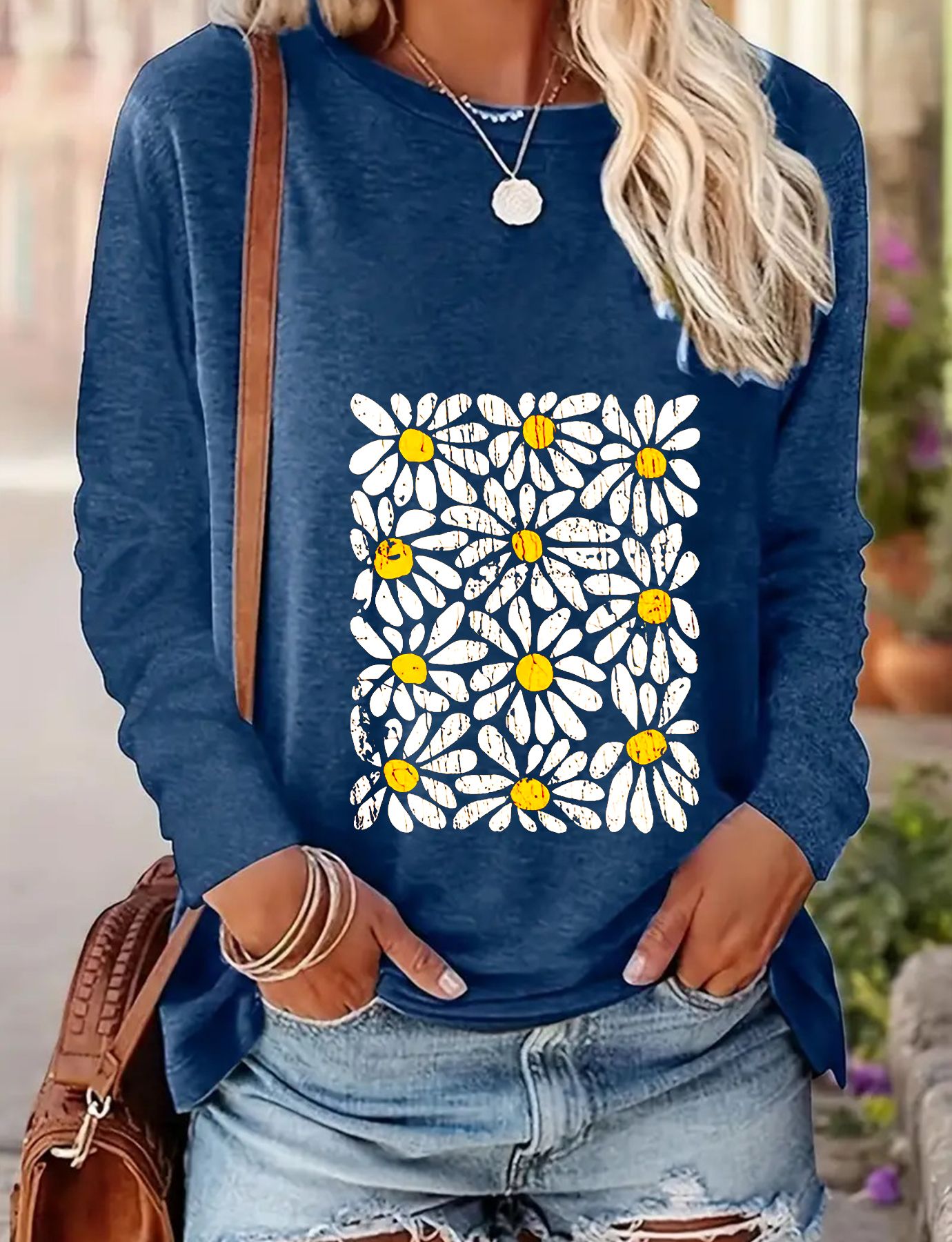 Women's Casual Long-sleeved Spring And Autumn T-shirt
