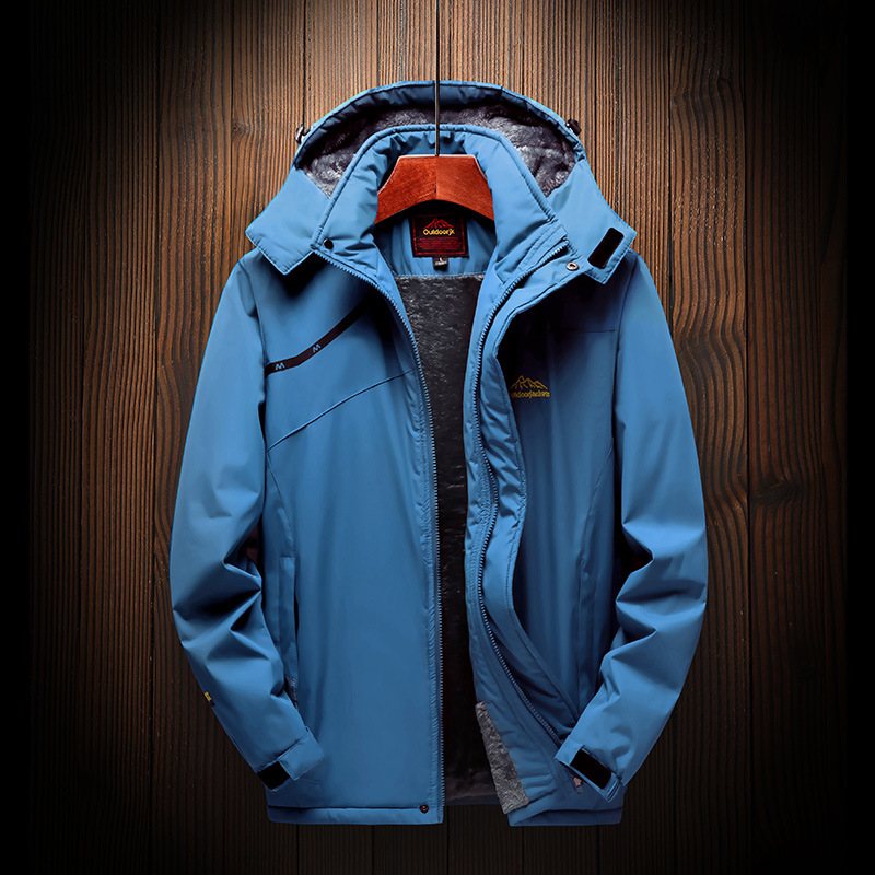 Title 2, Fleece-lined Thickened Outdoor Shell Jacket