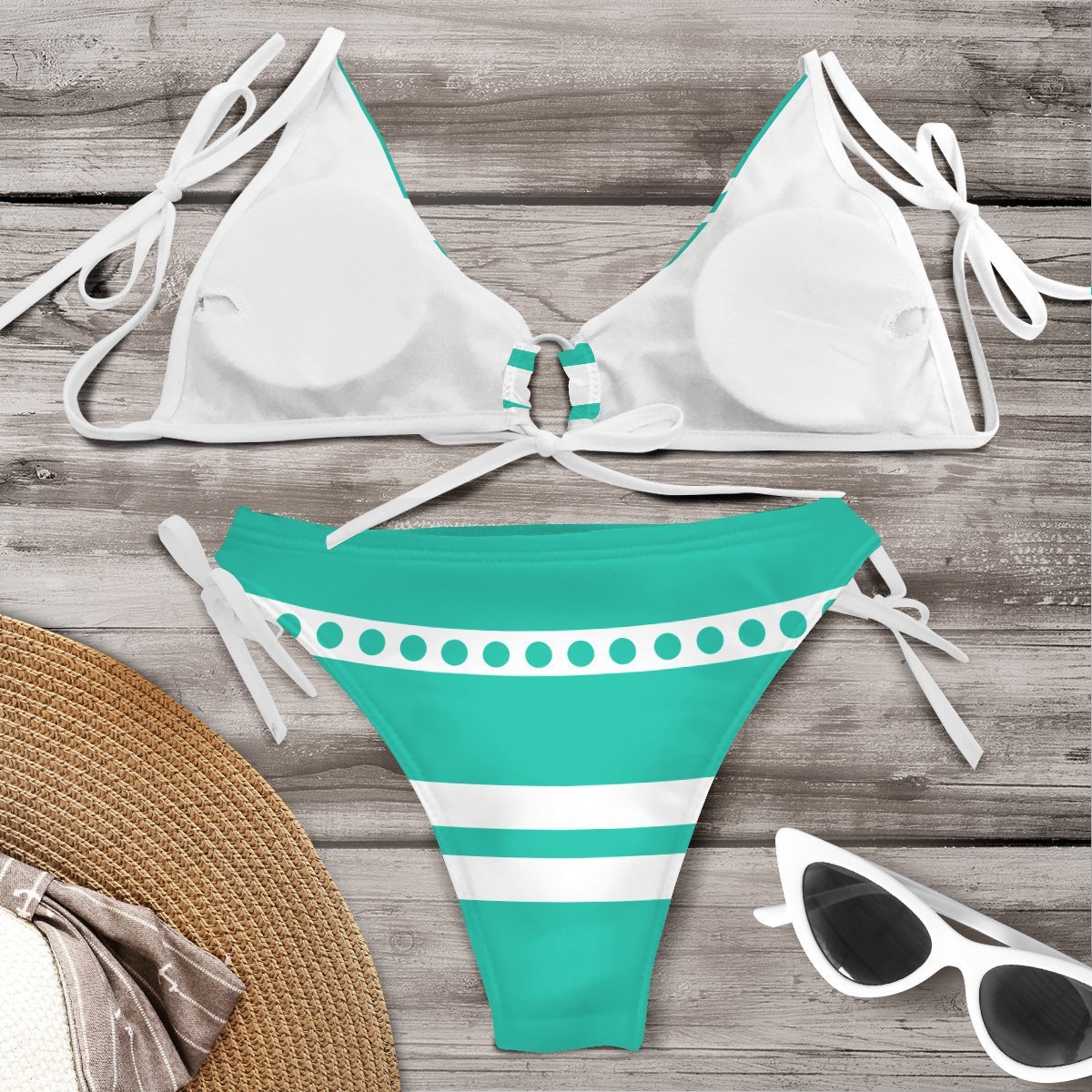 Title 4, Damesmode bikini set met eenvoudige 3D digitale...