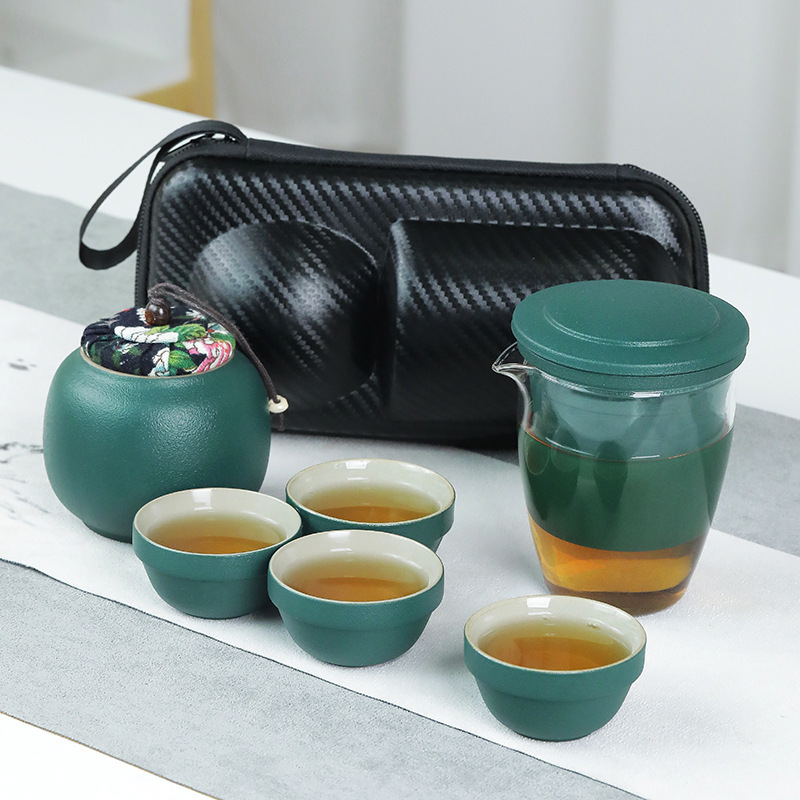 Portable Car Outdoor Travel Tea Set - 6